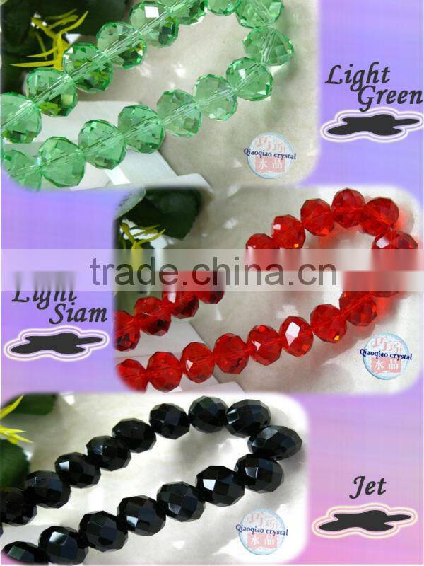10mm faceted crystal rondelle bead for jewelry craft DIy making wholesale