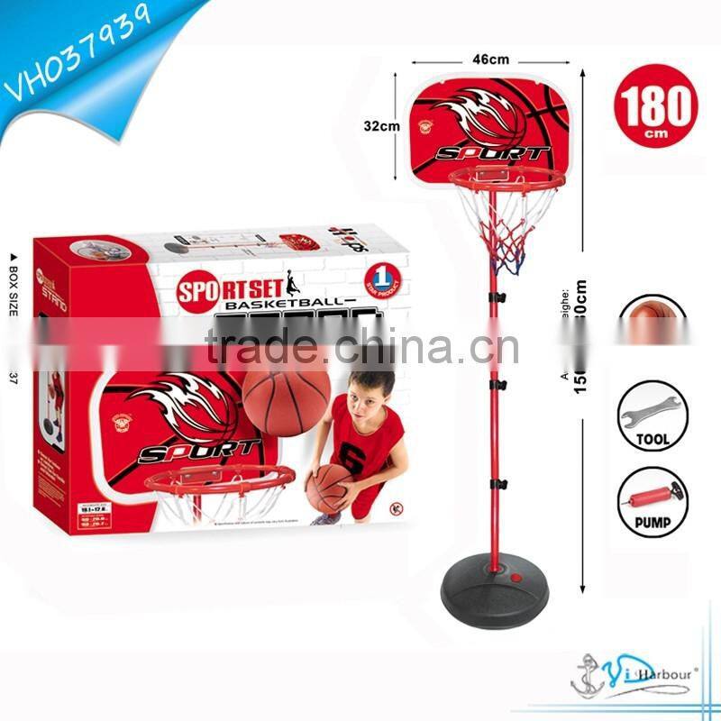 180cm Height Adjustment Popular Movable Basketball Stand for Child