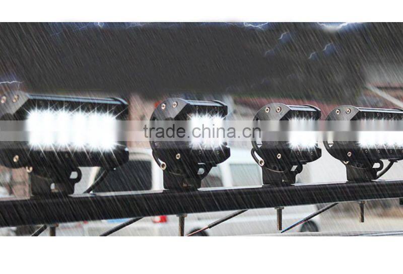 18W 4 inch 6 X 3W IP67 Waterproof TRUCK/BOAT/JEEP/SUV LED Work Light Bar