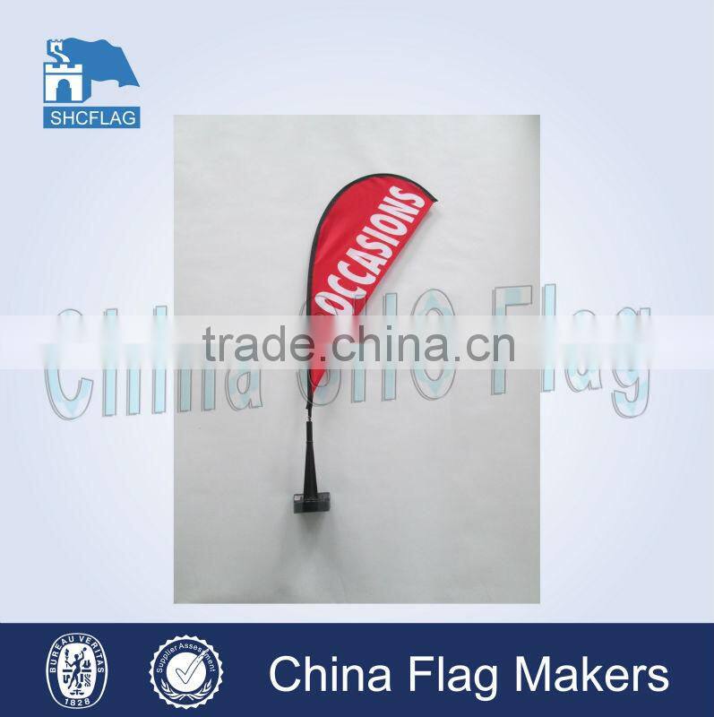 Advertising for promotion car window teardrop flag
