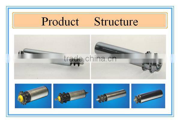 Logistics Single Sprocket Power Conveyor Roller(Idlers)