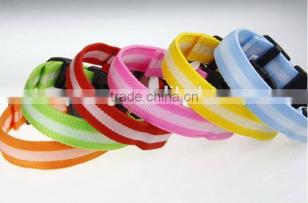 Pet Product Manufacturer Lighted Flashing 6 Led Pet Dog Safety Leash With Reflective Tape