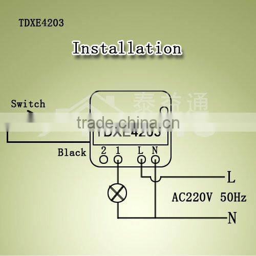 TAIYITO x10 micro lamp module in home auotmation