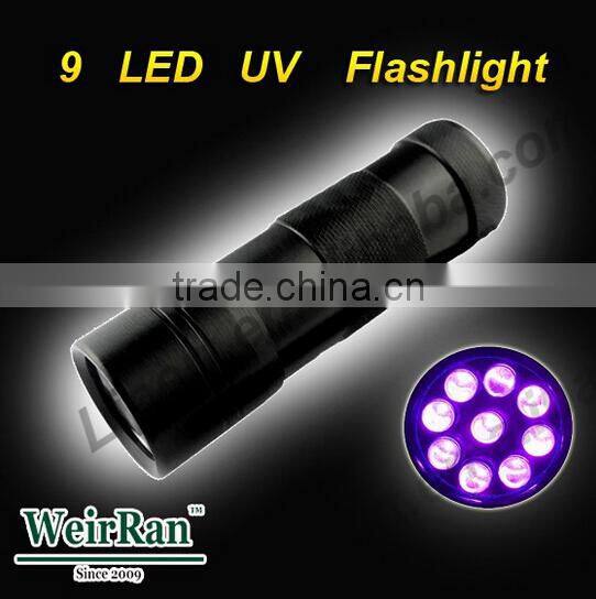 (120451) 2015 Factory 21 LED UV Flashlight With 3*AAA Dry Battery For Pet Urine Detector UV Flashlight 21led blacklight