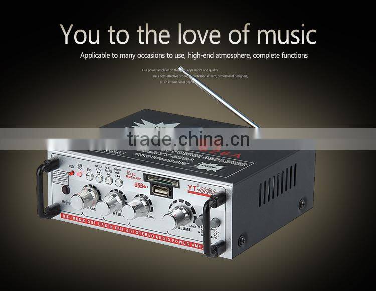 China hot sale amplifier YT-326A support CD/DVD/VCD input HOT!!!Top sell
