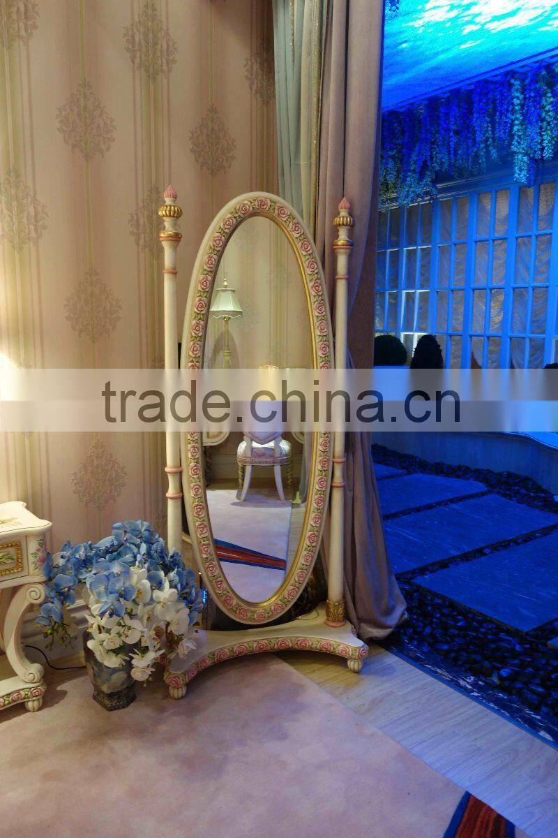 Luxury Style Pink Princess Bedroom Children Furniture for Real Little Princess