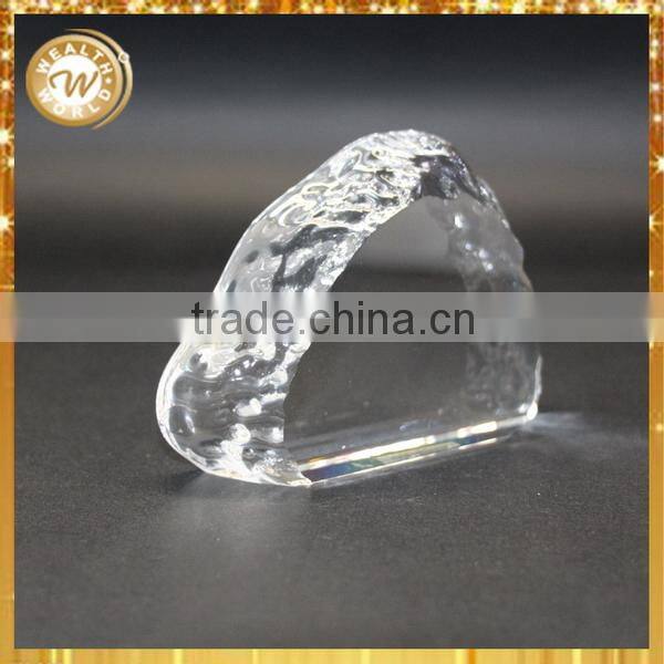 Top level top sell crystal glass block for decoration