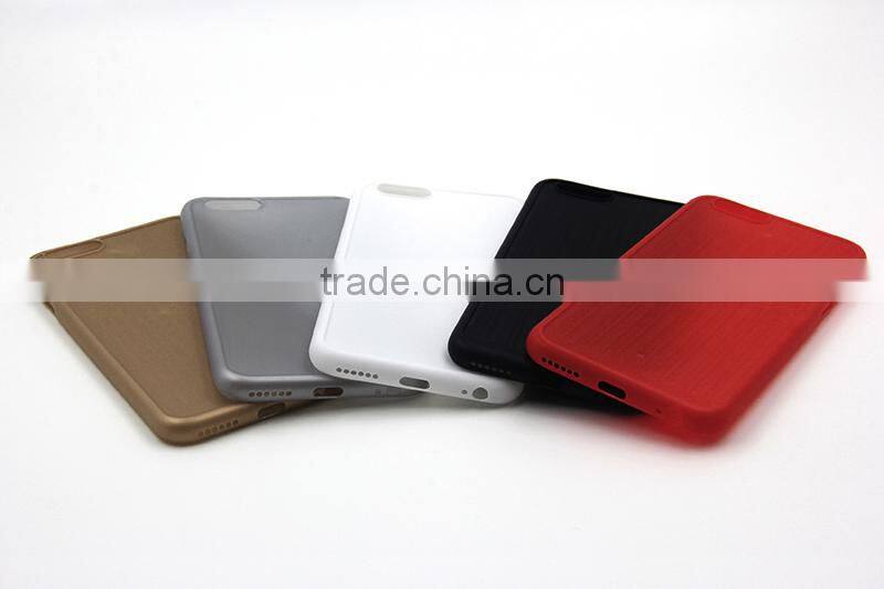 Groove phone cases for custom ,super thin PP material for iPhone 6s