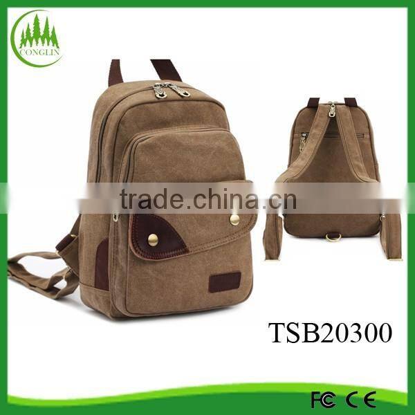 New Product 2015 Wholesale Women Men Canvas Rucksack
