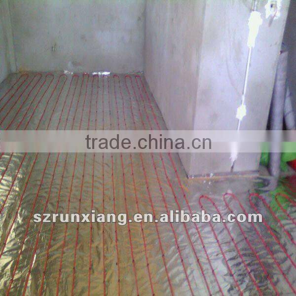 pipe freeze protective self-regulating water proof floor heating cable