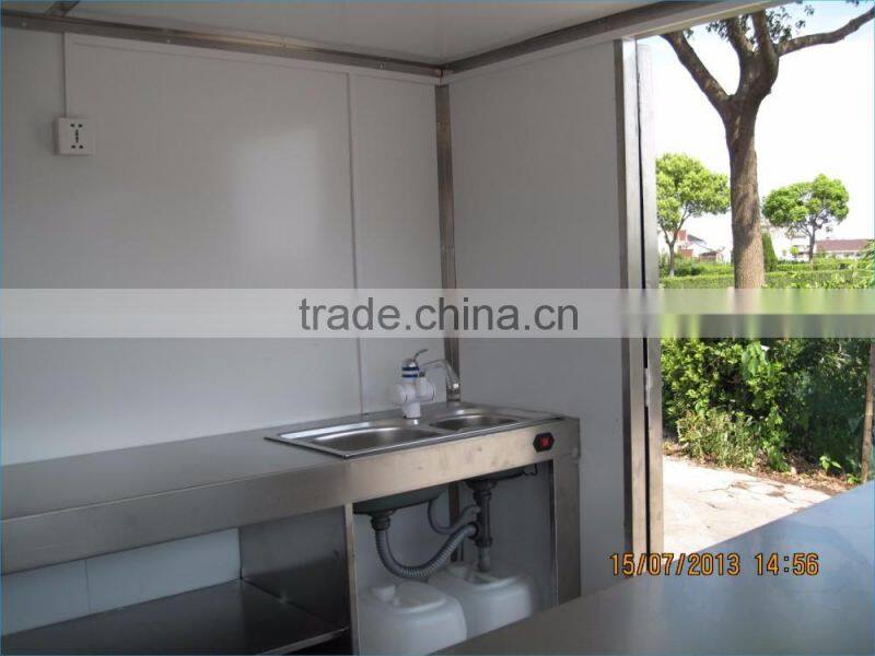 Easy Use Snack Food Processing mobile catering food trailer