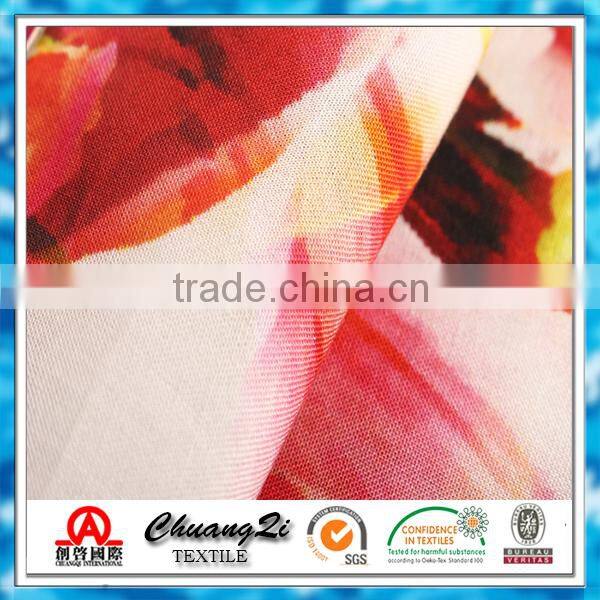 100 rayon print flowers voile fabric for dresses