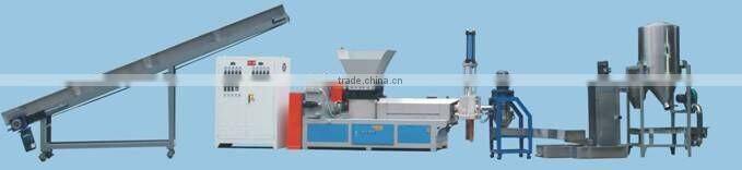Iran hot sale DEKE double shaft single stage plastic recycling line (water ring hot cutting)