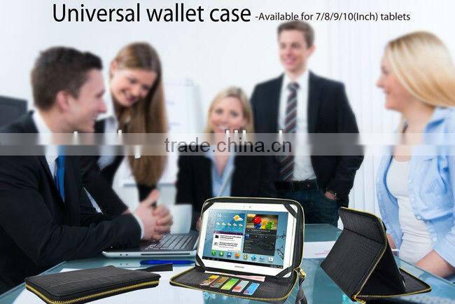 For 7/8/9/10 inch Tablet PC Universal Case Pouch With Cards Holder