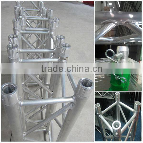 Square , triangle aluminum truss for trade show booth fashion show stage equipment runaway aluminum truss