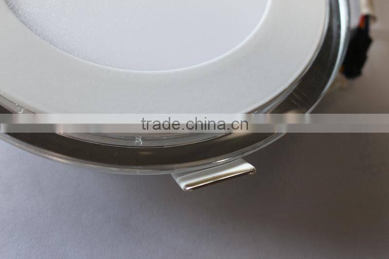 CE and ROHS Approval ultra thin round surface led panel light 3 mode