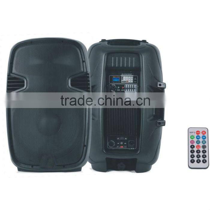 15-inch active plastic PA speaker box