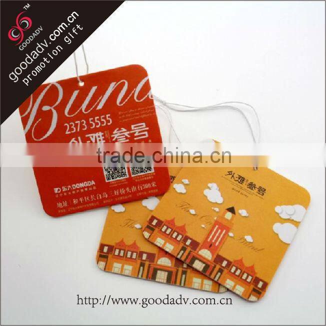 Hot new product for 2016 Customized hanging paper air fresheners /bulk air fresheners