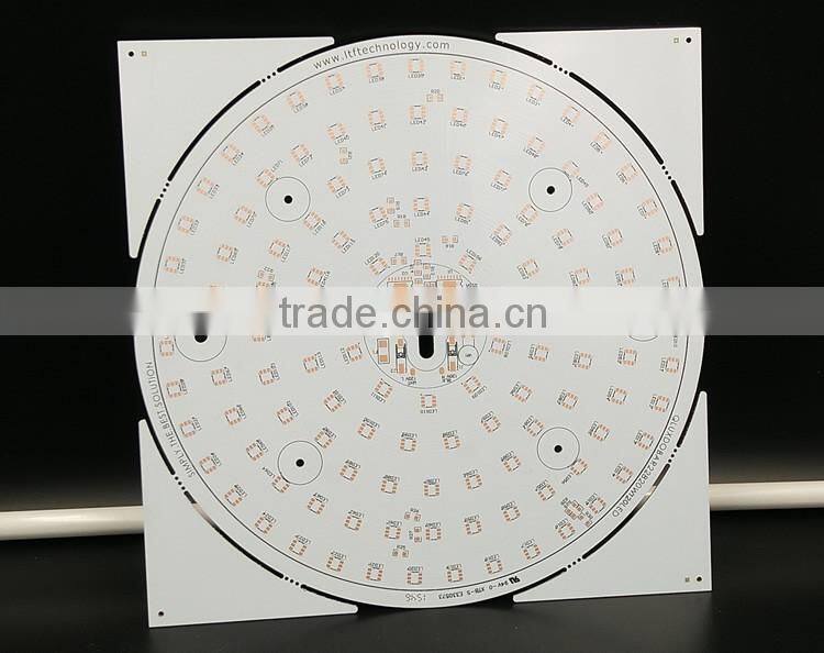 Lead free hasl/osp aluminum pcb board for led light