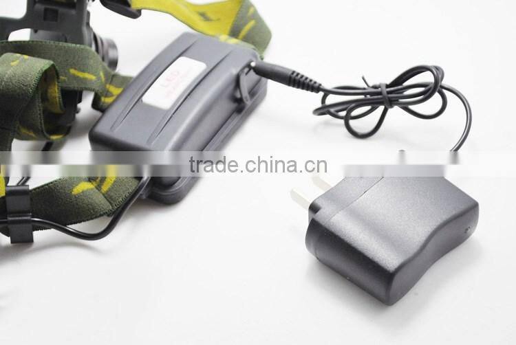 Inductive fishing camping rechargeable led headlamp