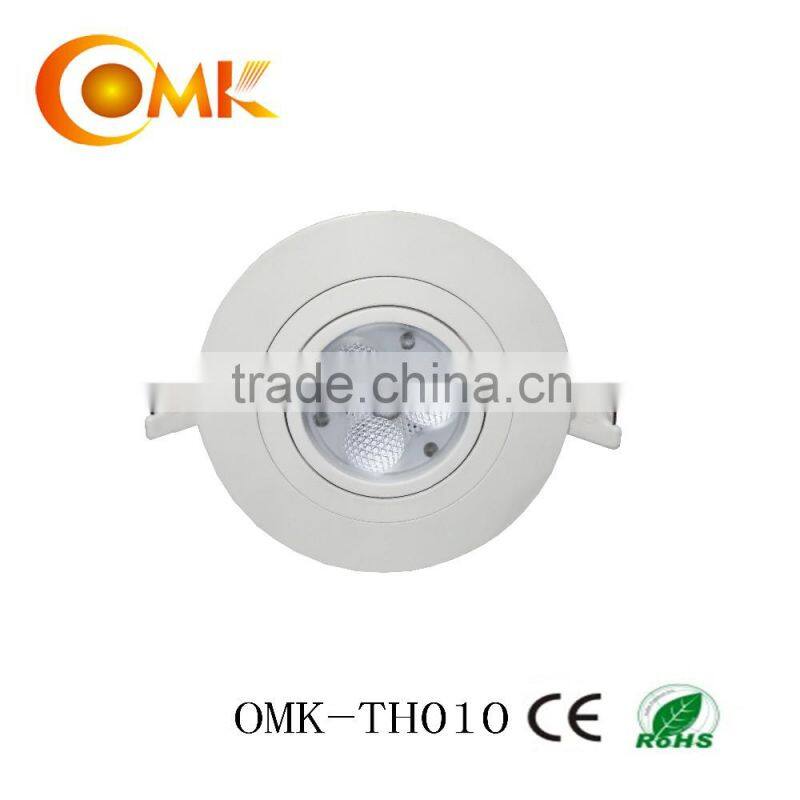 aluminum heat sink led 3*3W CREE beam angle 60 degree downlight square for room lights