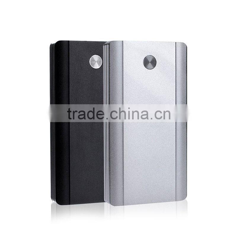 New arrival 10000mAh aluminium alloy universal external laptop battery charger with IOS9001 certification