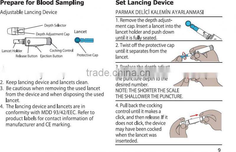 FDA approved blood glucose meter no code USB cable new blood glucose meter Value+