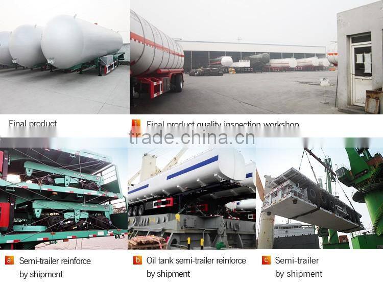 LPG LNG Oxygen Ammonia Tank Trailer and Storage Tanker Semi Trailer