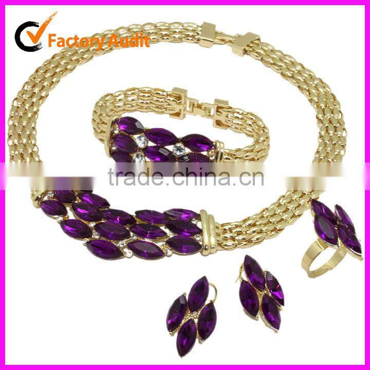 New fashion 18K gold plated jewelry set FH-FS1016