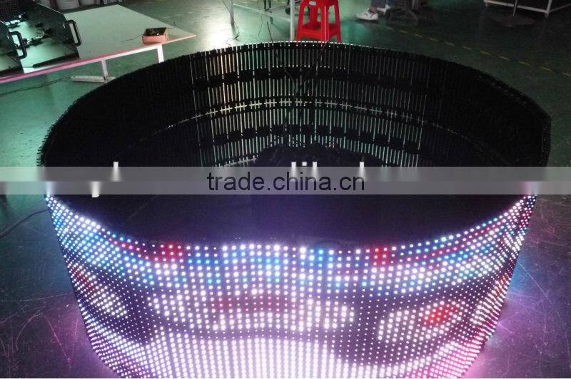 hot products 2014 xxxx video outdoor led screen se flexible led curtain display