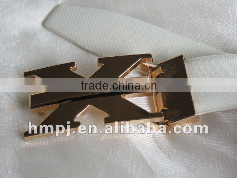 Hotsale white high quality italian real leather belts for men