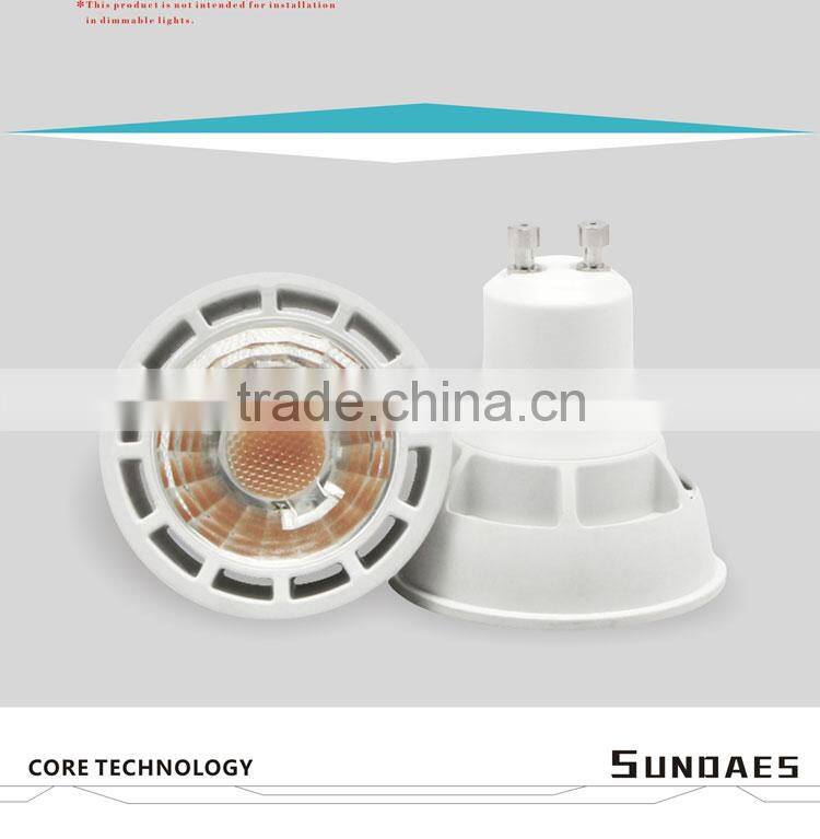 LED spotlightLED spot light white aluminum warm white 5W 6W GU10 COB led spotlight