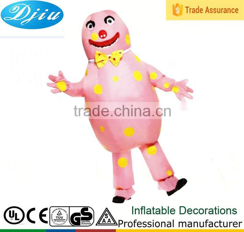 DJ-CO-147 Funny Adult Halloween Costume Inflatable Ghostbusters Stay Marshmallow Man