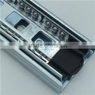 Jieyang kitchen iron 3-fold full extension ball bearing drawer guide rail