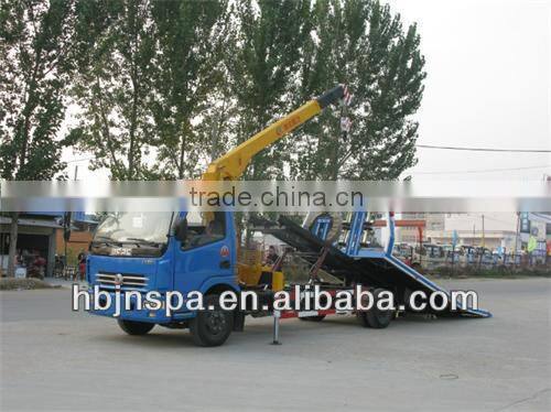 best price wrecker truck with crane, tow truck with arm crane