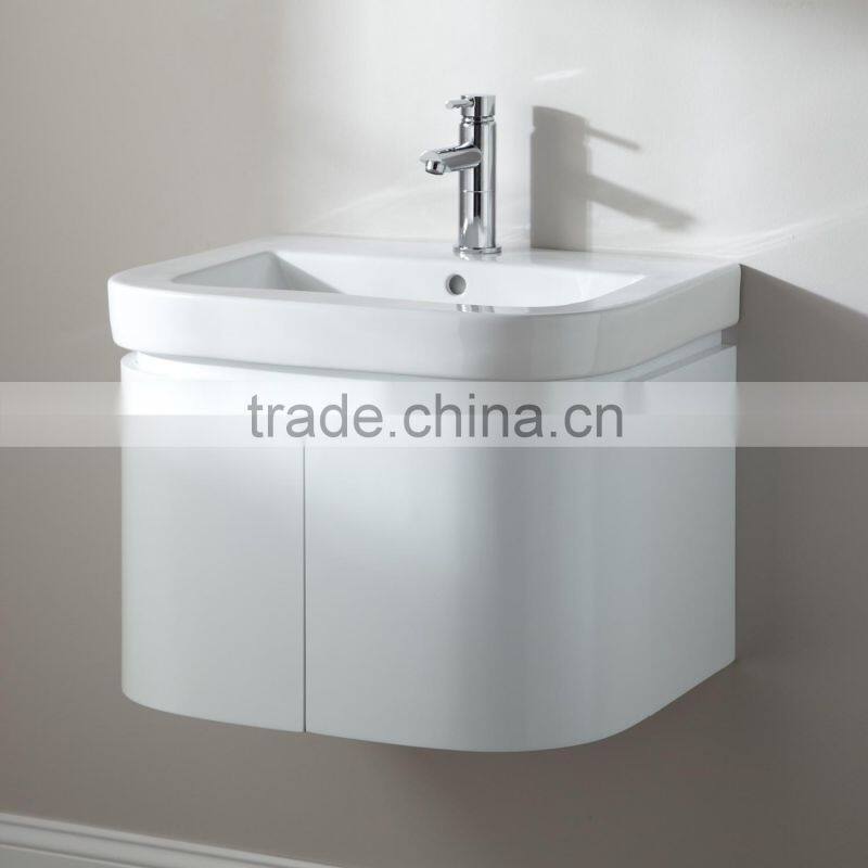 newest mordern hot sale cheap Europ solid wood bathroom cabinet