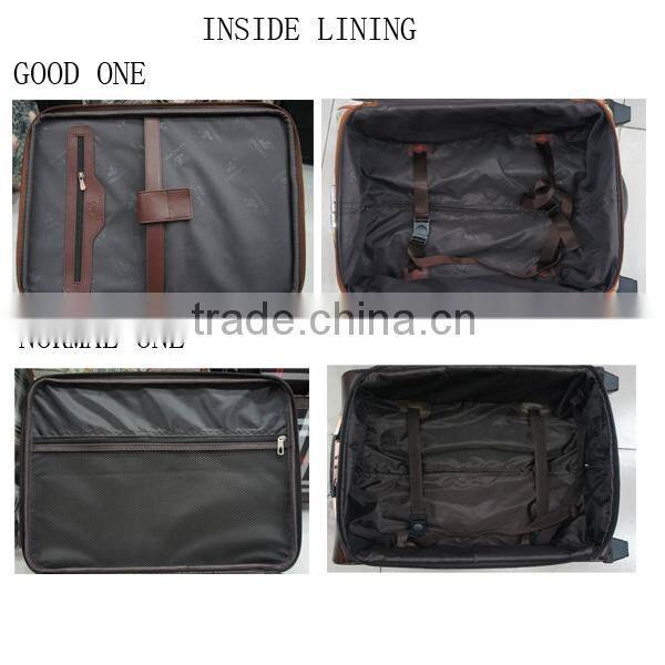 2015 fashion lady travel trolley suitcase set