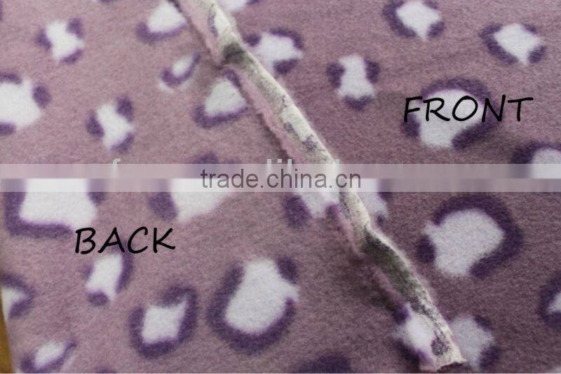 Cheap print polar fleece fabric/100 polyester polar fleece fabric