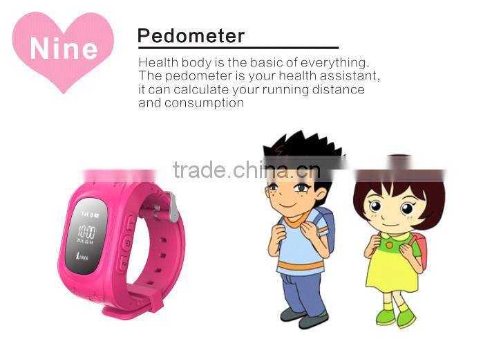 Lowest price smart GPS kid watch with history routing record and electronics fence function developed for children safety