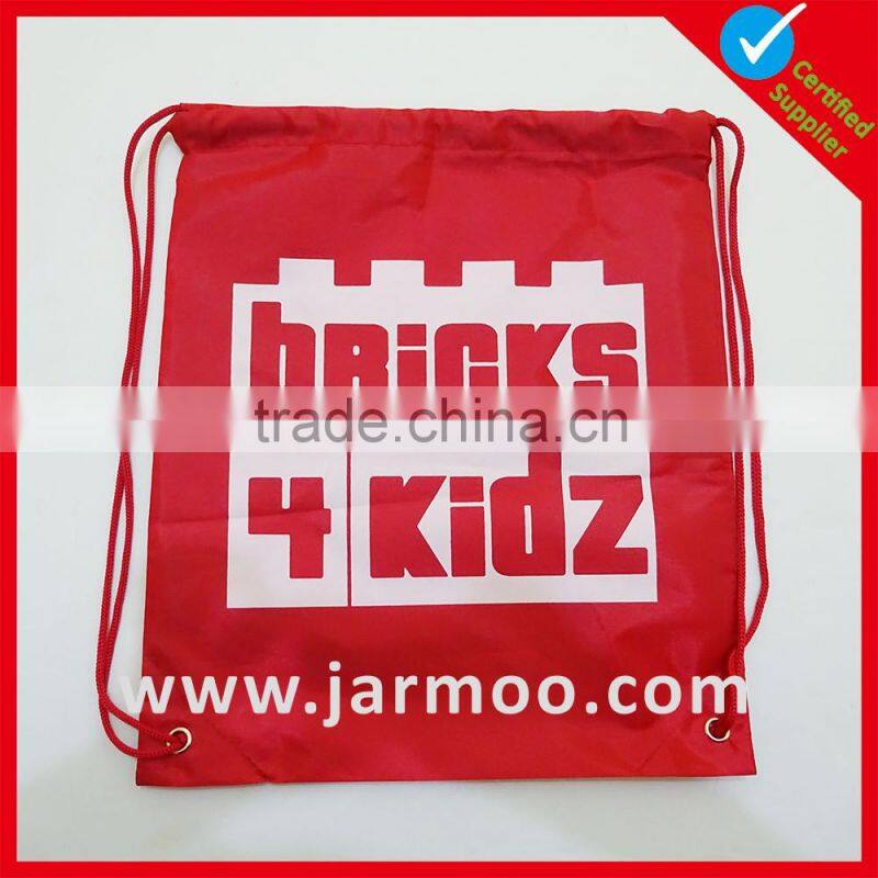 Promotional gym clear drawstring backpack