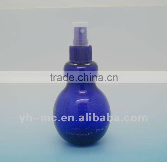 200ML PET plastic cosmetic lotion bottle