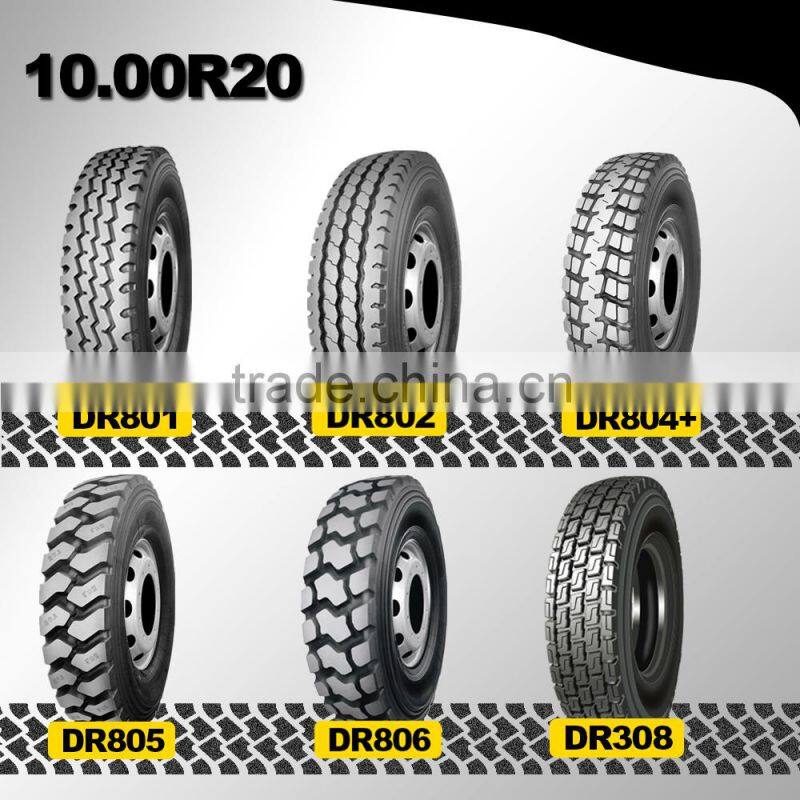 radial truck tyre 1000r20 tyre for truck used in Jamaica