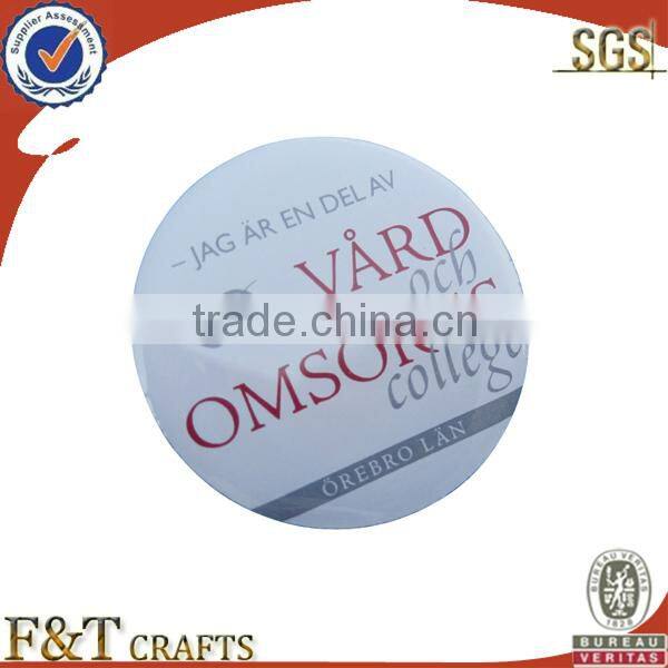offset printing metal cheap lapel pin with custom logo