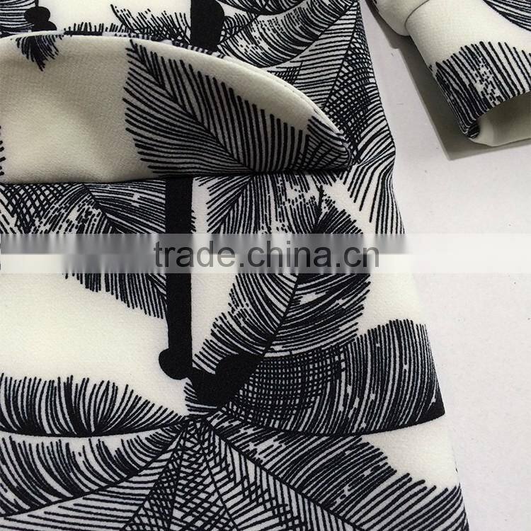 OEM design fashion printed short sleeve plus size flower print women clothes