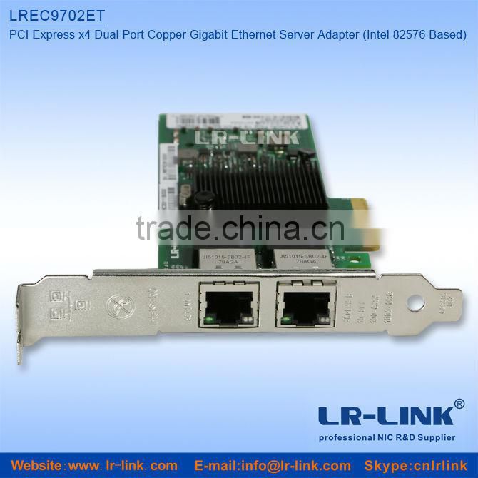 Intel 82576 PCI-Ex4 Gigabit Dual Port Server Network card NIC,compatible with E1G42ET