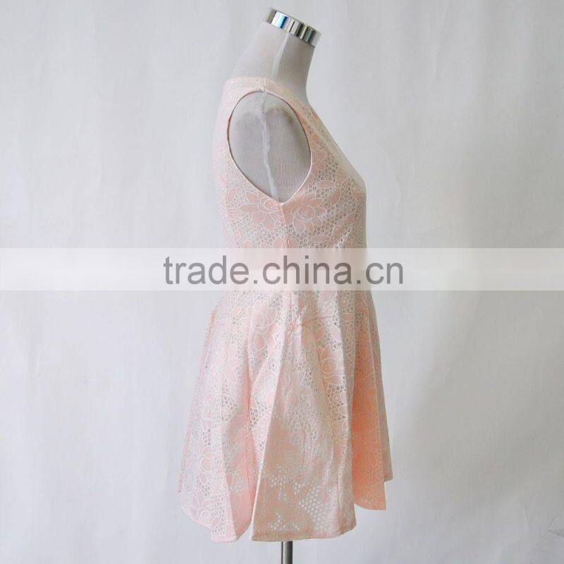 Sweet knee-length dress