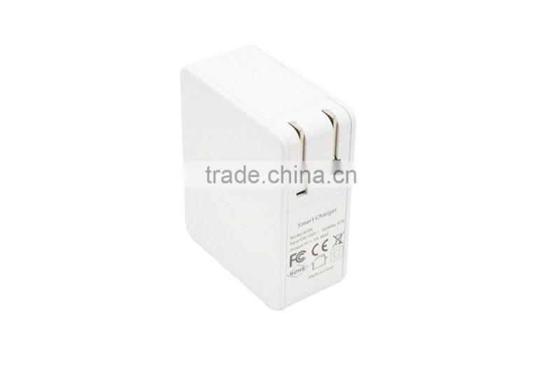 European Plug 4-PORT USB Charger Phone Charger