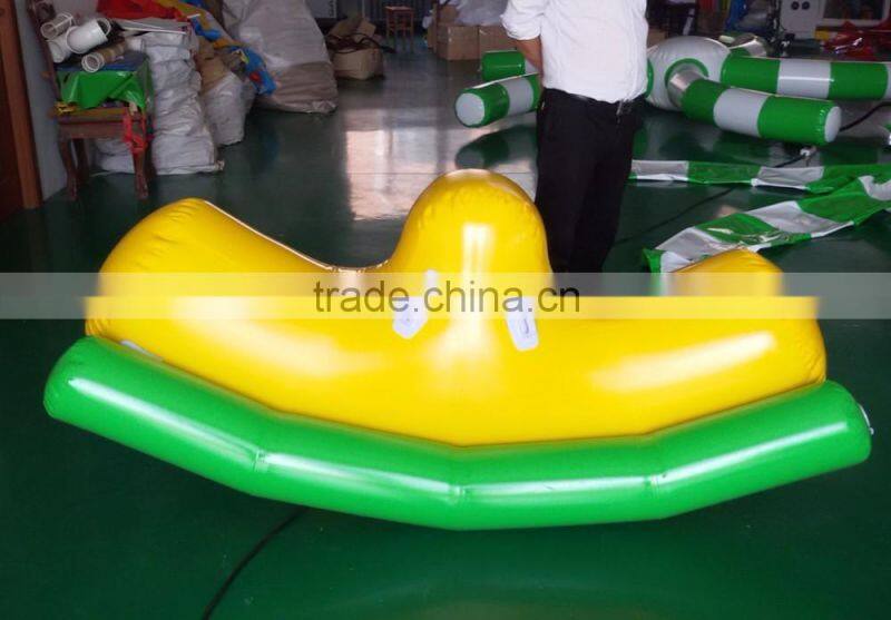 PVC Hot summer Inflatable Banana Boat Inflatable pool seesaw