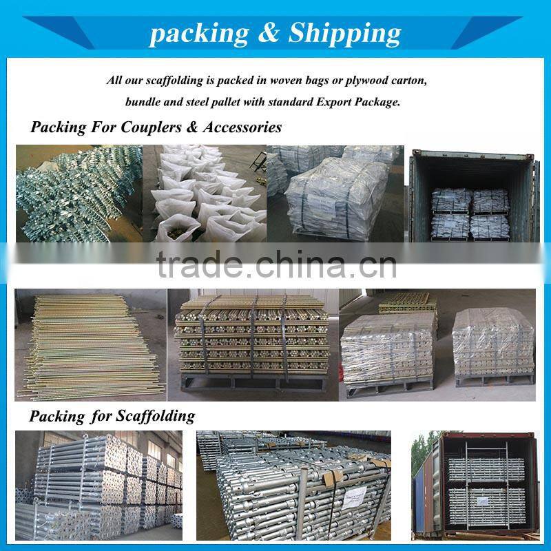 High quantity low price drawings of scaffolding caster wheel with brake scaffolding double coupler load capacity