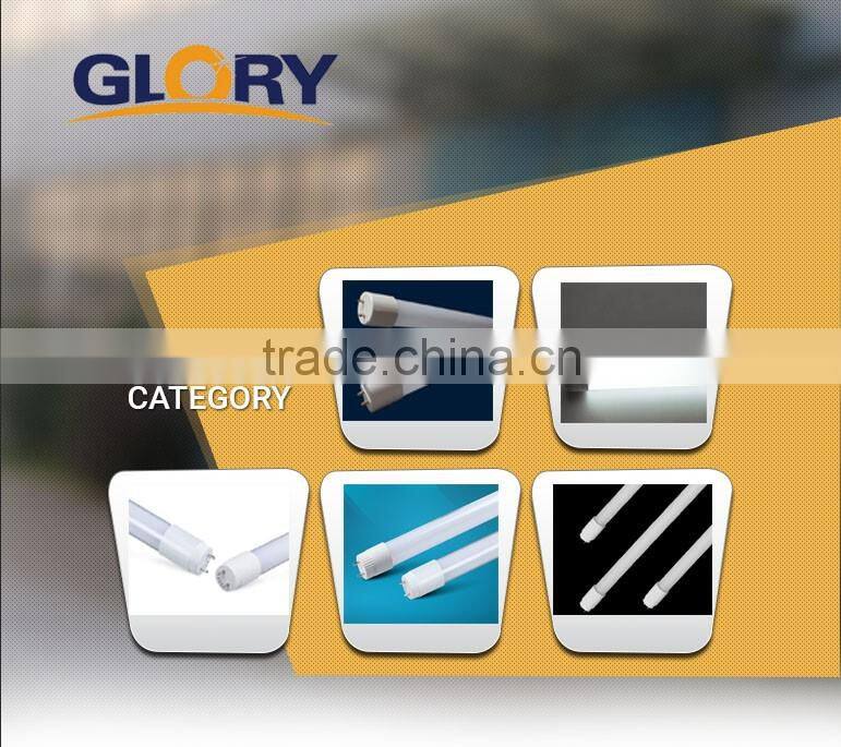 AC Compatible Glass led tube, 120lm/w 18w UL DLC CE listed, DLC T8 led tube light